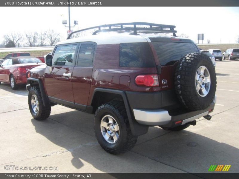 Brick Red / Dark Charcoal 2008 Toyota FJ Cruiser 4WD