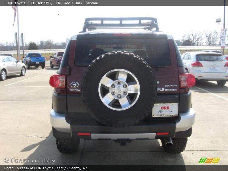 Brick Red / Dark Charcoal 2008 Toyota FJ Cruiser 4WD