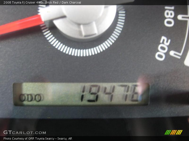 Brick Red / Dark Charcoal 2008 Toyota FJ Cruiser 4WD