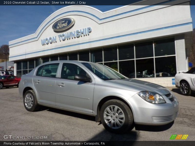 Silver Ice Metallic / Gray 2010 Chevrolet Cobalt LS Sedan