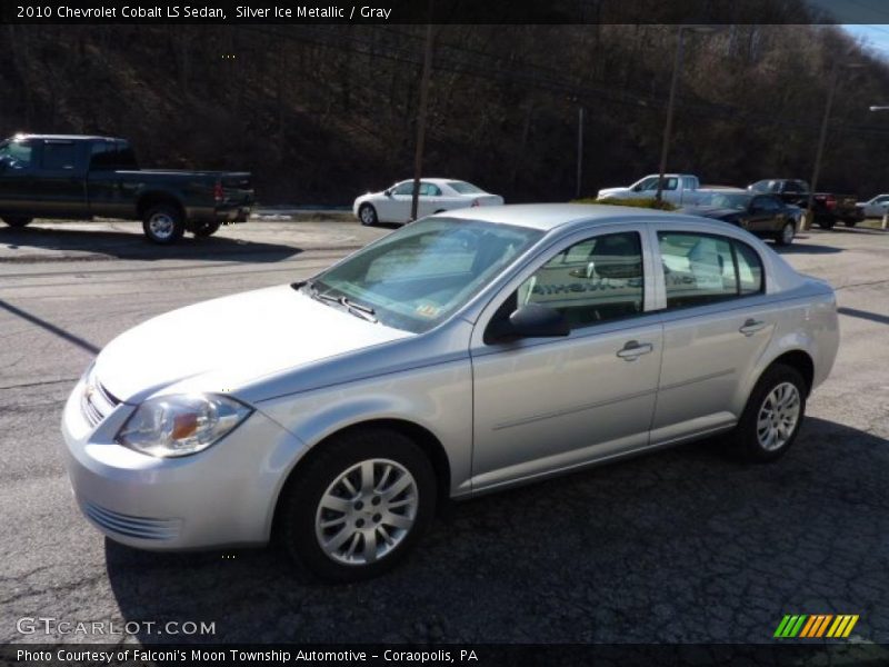 Silver Ice Metallic / Gray 2010 Chevrolet Cobalt LS Sedan