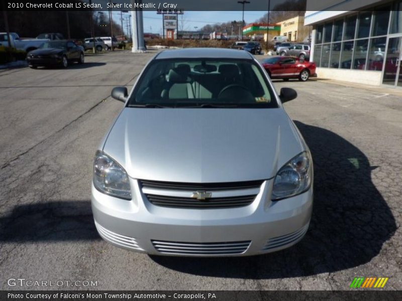 Silver Ice Metallic / Gray 2010 Chevrolet Cobalt LS Sedan