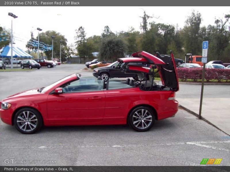 Passion Red / Off Black 2010 Volvo C70 T5