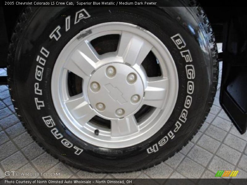 Superior Blue Metallic / Medium Dark Pewter 2005 Chevrolet Colorado LS Crew Cab
