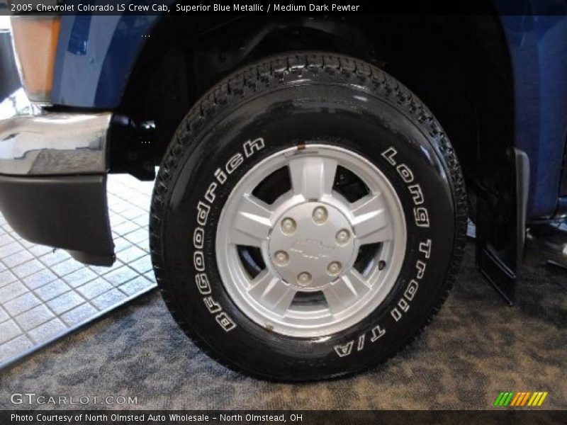 Superior Blue Metallic / Medium Dark Pewter 2005 Chevrolet Colorado LS Crew Cab