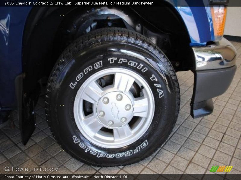 Superior Blue Metallic / Medium Dark Pewter 2005 Chevrolet Colorado LS Crew Cab