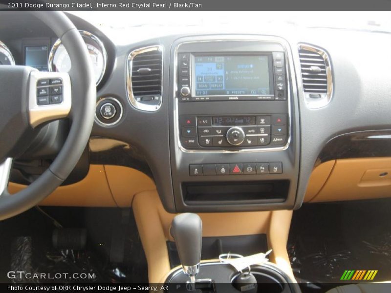 Inferno Red Crystal Pearl / Black/Tan 2011 Dodge Durango Citadel