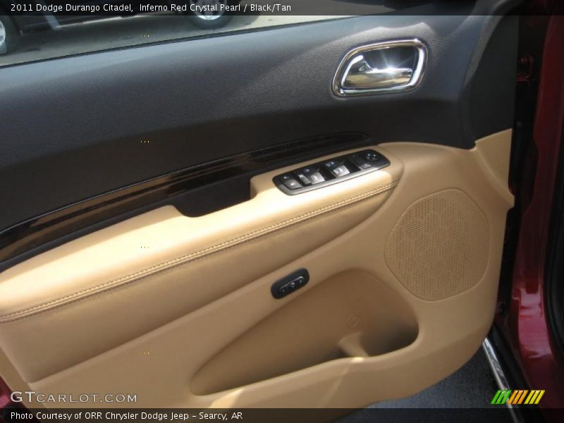 Inferno Red Crystal Pearl / Black/Tan 2011 Dodge Durango Citadel