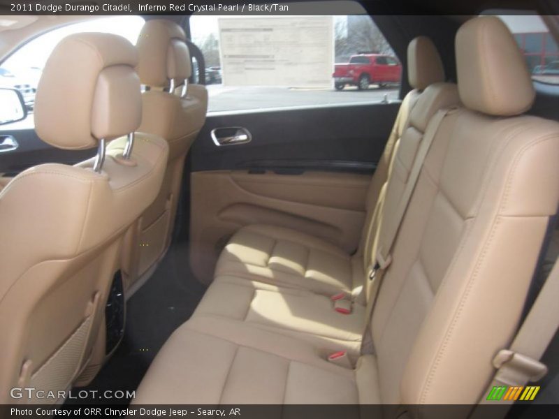 Inferno Red Crystal Pearl / Black/Tan 2011 Dodge Durango Citadel