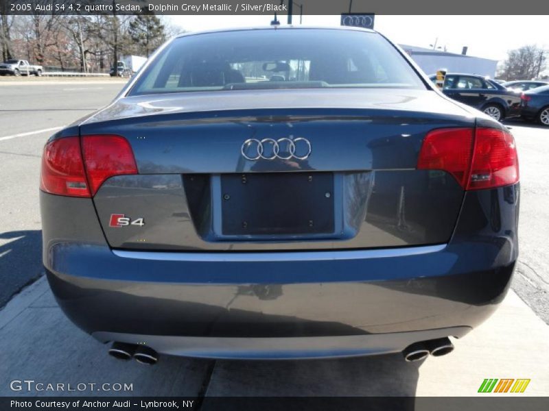 Dolphin Grey Metallic / Silver/Black 2005 Audi S4 4.2 quattro Sedan