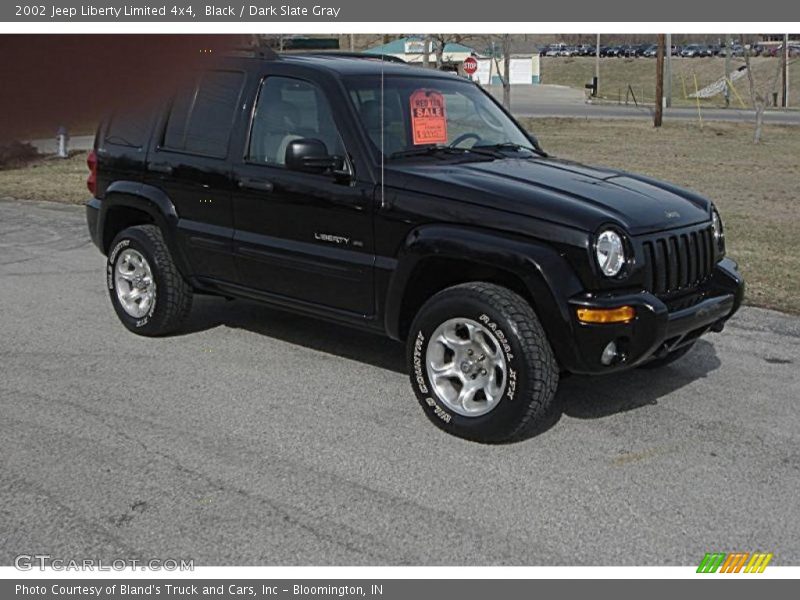 Black / Dark Slate Gray 2002 Jeep Liberty Limited 4x4