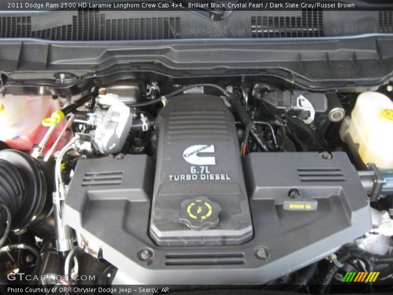 2011 Ram 2500 HD Laramie Longhorn Crew Cab 4x4 Engine - 6.7 Liter OHV 24-Valve Cummins VGT Turbo-Diesel Inline 6 Cylinder
