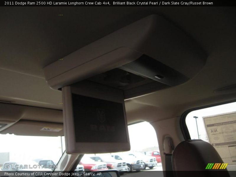 Brilliant Black Crystal Pearl / Dark Slate Gray/Russet Brown 2011 Dodge Ram 2500 HD Laramie Longhorn Crew Cab 4x4