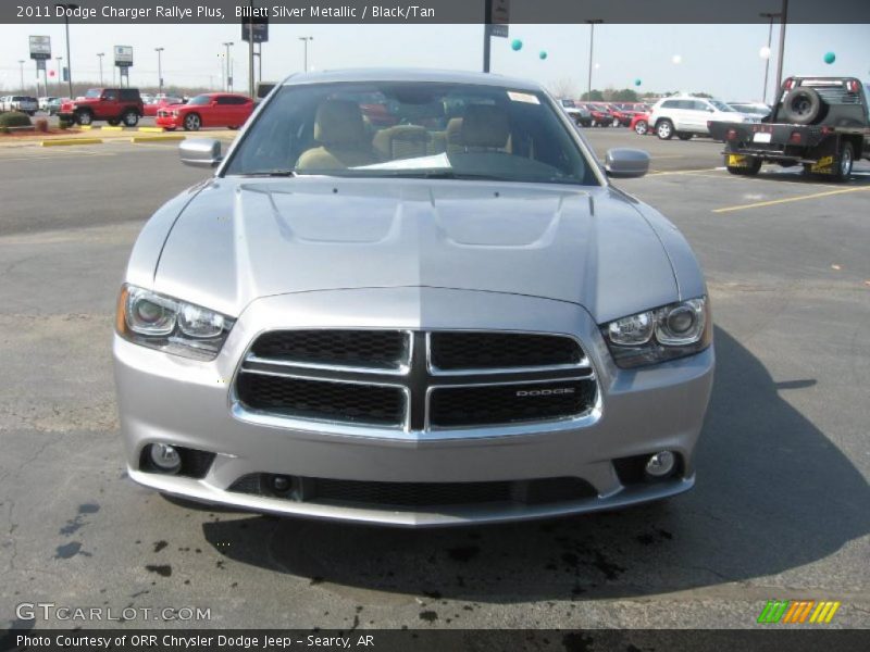 Billett Silver Metallic / Black/Tan 2011 Dodge Charger Rallye Plus