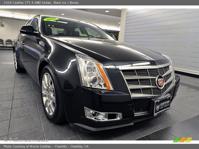 Black Ice / Ebony 2009 Cadillac CTS 4 AWD Sedan