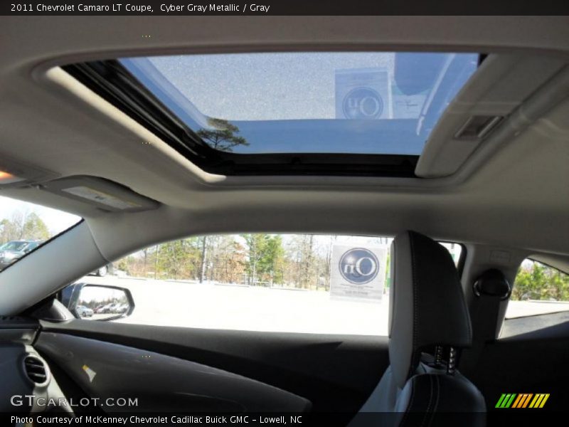 Cyber Gray Metallic / Gray 2011 Chevrolet Camaro LT Coupe