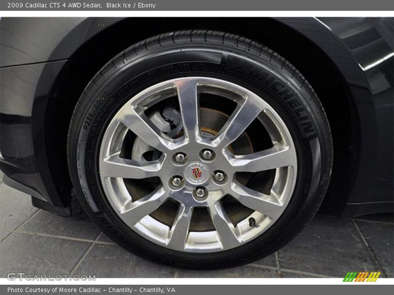 Black Ice / Ebony 2009 Cadillac CTS 4 AWD Sedan