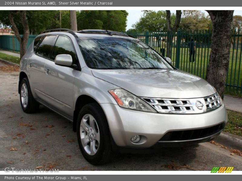 Sheer Silver Metallic / Charcoal 2004 Nissan Murano SL AWD