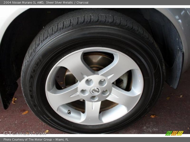 Sheer Silver Metallic / Charcoal 2004 Nissan Murano SL AWD