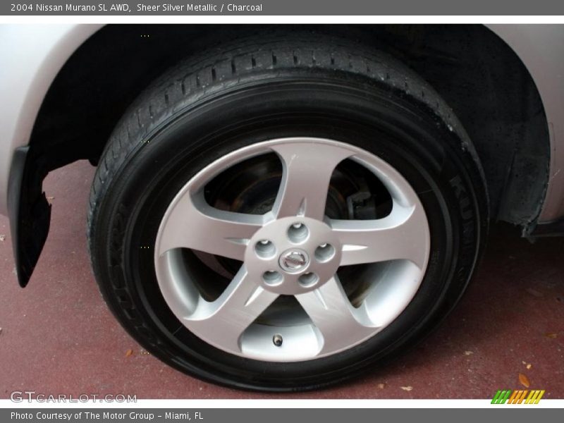 Sheer Silver Metallic / Charcoal 2004 Nissan Murano SL AWD