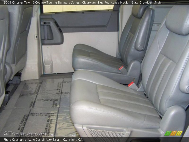 Clearwater Blue Pearlcoat / Medium Slate Gray/Light Shale 2008 Chrysler Town & Country Touring Signature Series