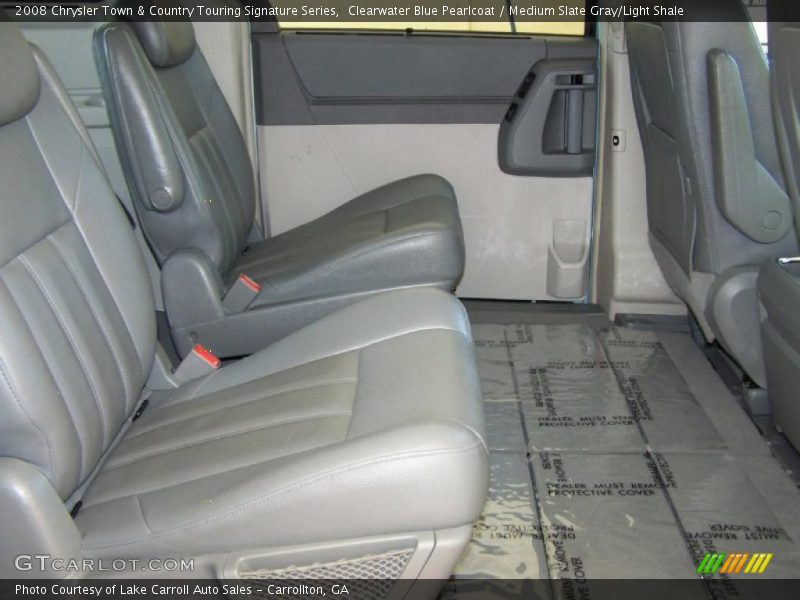 Clearwater Blue Pearlcoat / Medium Slate Gray/Light Shale 2008 Chrysler Town & Country Touring Signature Series