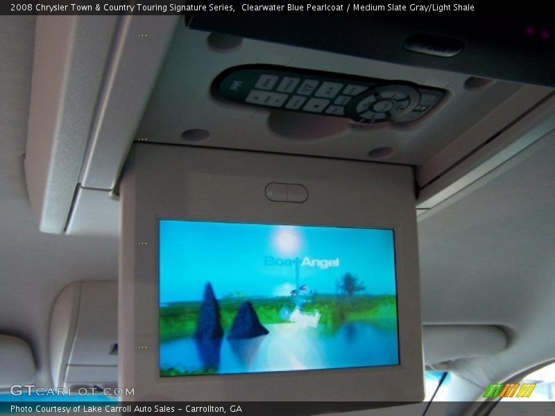 Clearwater Blue Pearlcoat / Medium Slate Gray/Light Shale 2008 Chrysler Town & Country Touring Signature Series