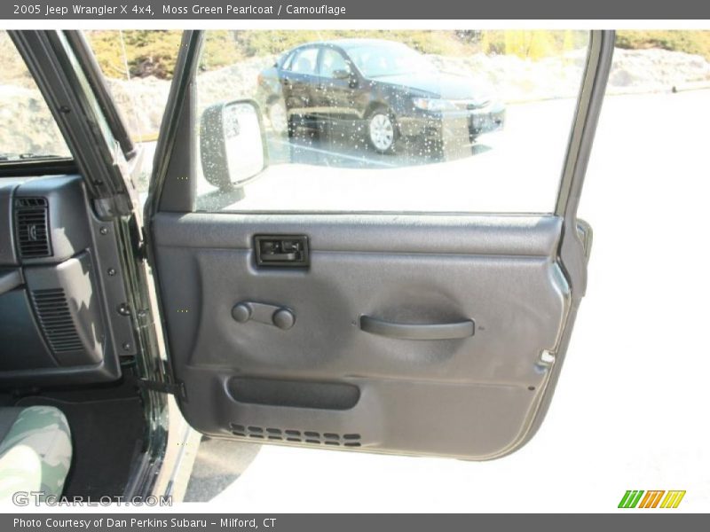 Moss Green Pearlcoat / Camouflage 2005 Jeep Wrangler X 4x4