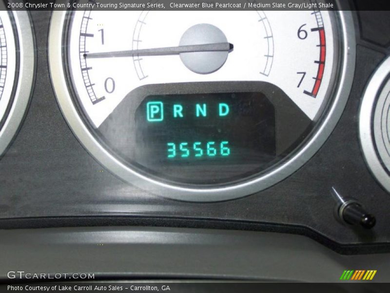 Clearwater Blue Pearlcoat / Medium Slate Gray/Light Shale 2008 Chrysler Town & Country Touring Signature Series