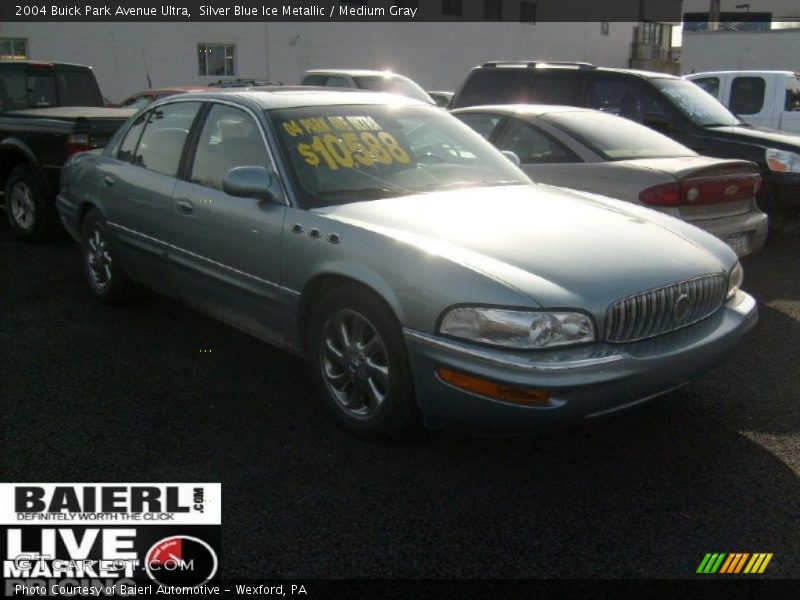 Silver Blue Ice Metallic / Medium Gray 2004 Buick Park Avenue Ultra