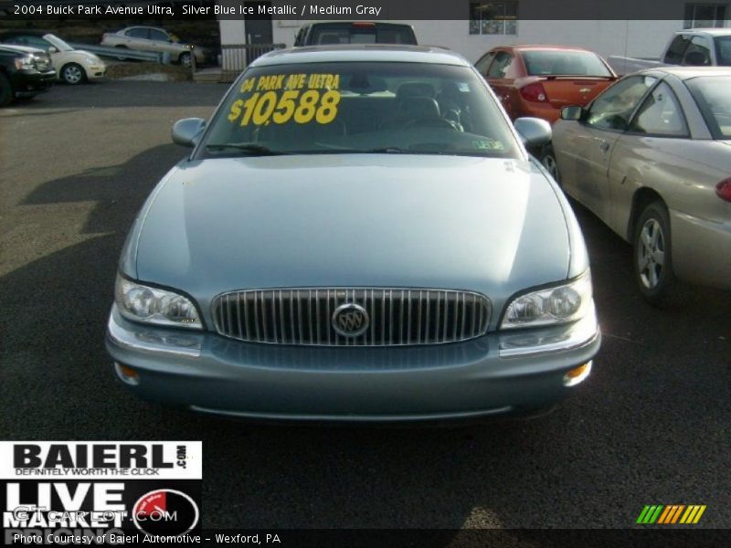 Silver Blue Ice Metallic / Medium Gray 2004 Buick Park Avenue Ultra