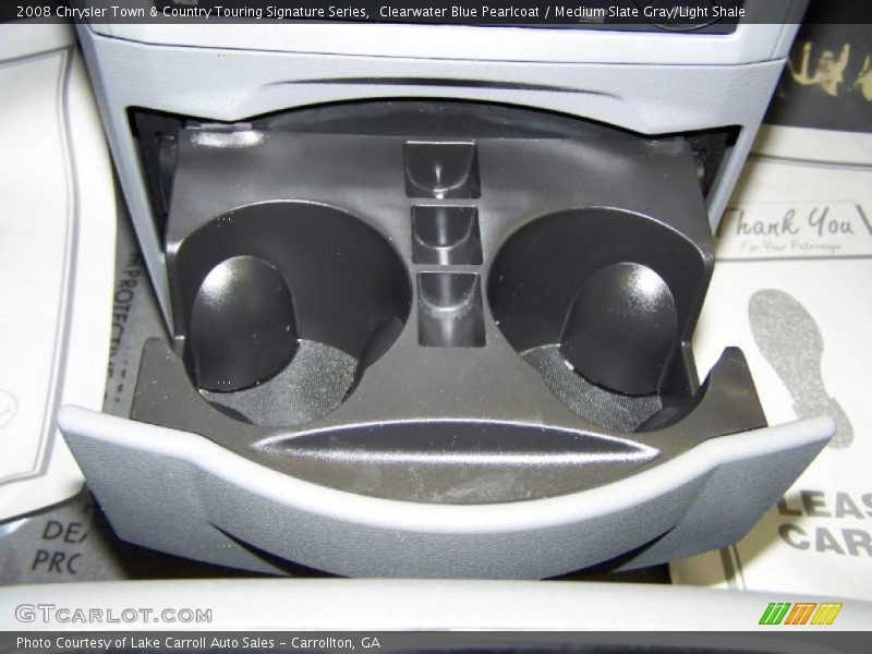 Clearwater Blue Pearlcoat / Medium Slate Gray/Light Shale 2008 Chrysler Town & Country Touring Signature Series