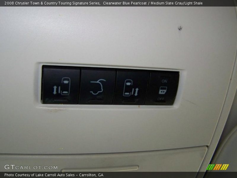 Clearwater Blue Pearlcoat / Medium Slate Gray/Light Shale 2008 Chrysler Town & Country Touring Signature Series