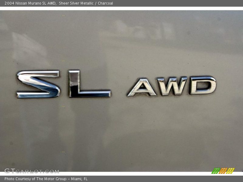 Sheer Silver Metallic / Charcoal 2004 Nissan Murano SL AWD