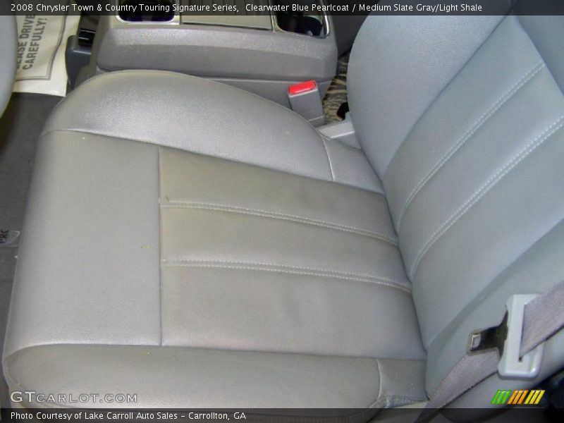 Clearwater Blue Pearlcoat / Medium Slate Gray/Light Shale 2008 Chrysler Town & Country Touring Signature Series