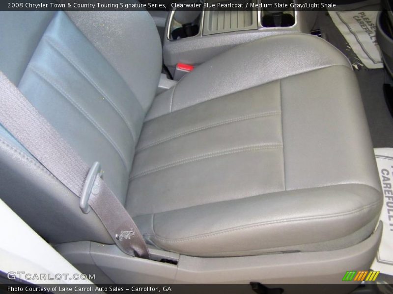 Clearwater Blue Pearlcoat / Medium Slate Gray/Light Shale 2008 Chrysler Town & Country Touring Signature Series