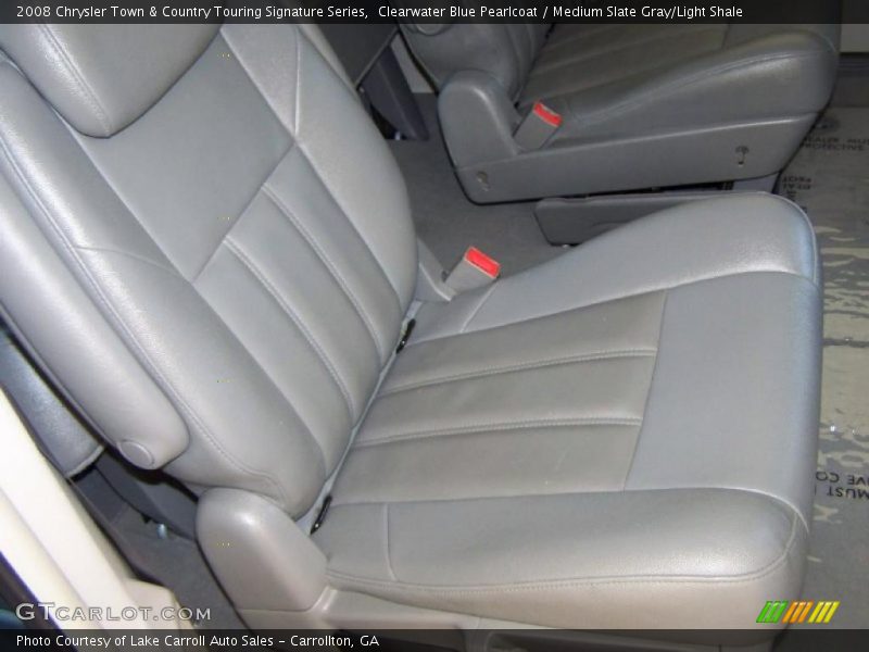 Clearwater Blue Pearlcoat / Medium Slate Gray/Light Shale 2008 Chrysler Town & Country Touring Signature Series