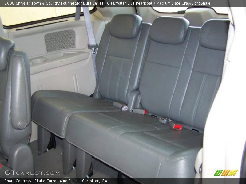 Clearwater Blue Pearlcoat / Medium Slate Gray/Light Shale 2008 Chrysler Town & Country Touring Signature Series