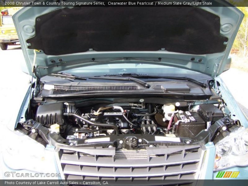 Clearwater Blue Pearlcoat / Medium Slate Gray/Light Shale 2008 Chrysler Town & Country Touring Signature Series