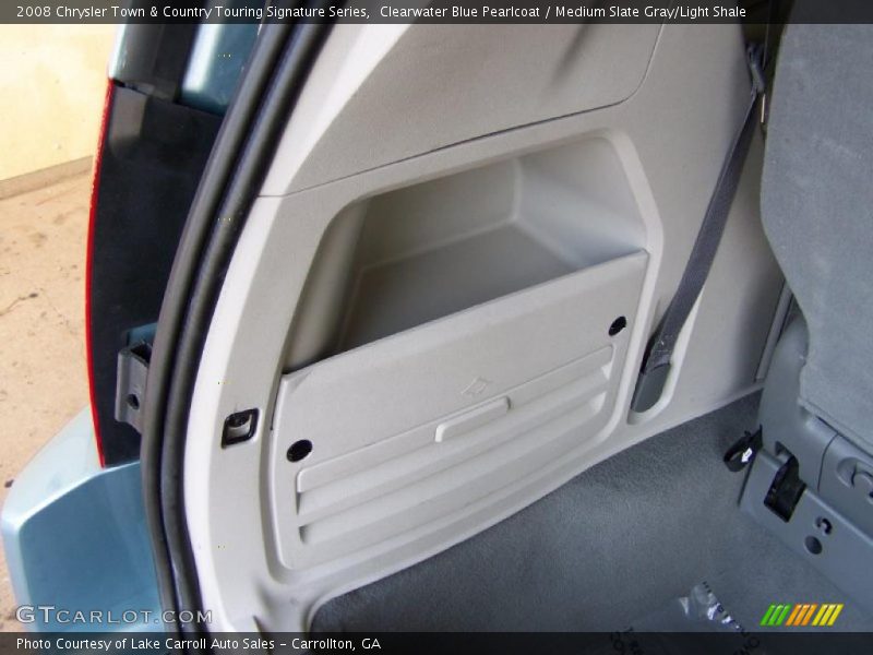 Clearwater Blue Pearlcoat / Medium Slate Gray/Light Shale 2008 Chrysler Town & Country Touring Signature Series