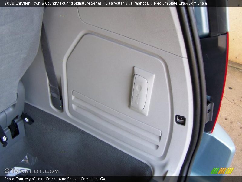 Clearwater Blue Pearlcoat / Medium Slate Gray/Light Shale 2008 Chrysler Town & Country Touring Signature Series