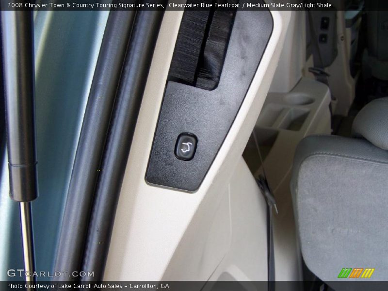 Clearwater Blue Pearlcoat / Medium Slate Gray/Light Shale 2008 Chrysler Town & Country Touring Signature Series