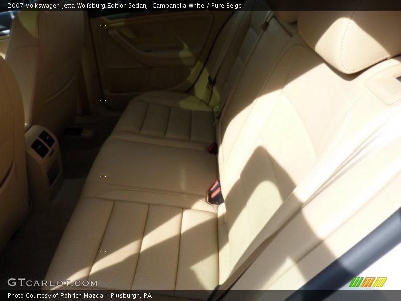 Campanella White / Pure Beige 2007 Volkswagen Jetta Wolfsburg Edition Sedan