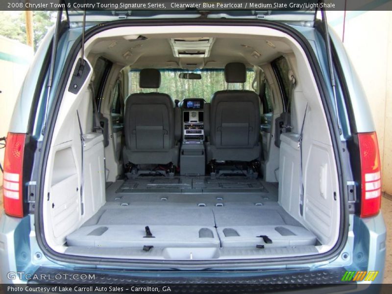 Clearwater Blue Pearlcoat / Medium Slate Gray/Light Shale 2008 Chrysler Town & Country Touring Signature Series