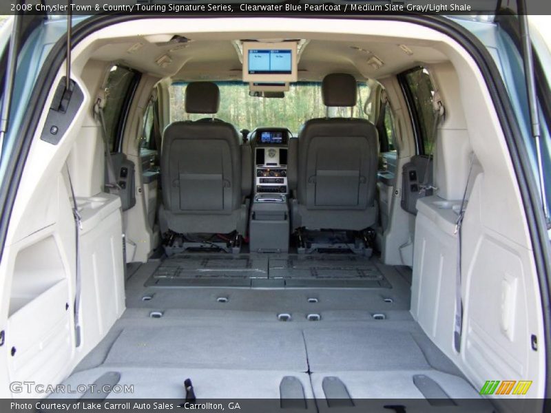 Clearwater Blue Pearlcoat / Medium Slate Gray/Light Shale 2008 Chrysler Town & Country Touring Signature Series