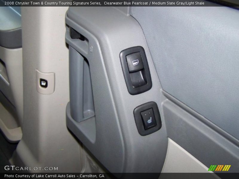 Clearwater Blue Pearlcoat / Medium Slate Gray/Light Shale 2008 Chrysler Town & Country Touring Signature Series