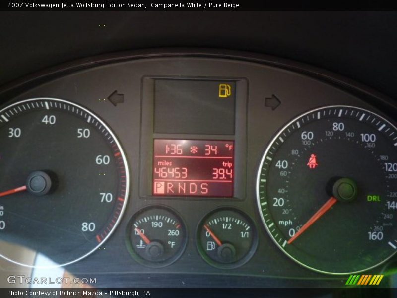 Campanella White / Pure Beige 2007 Volkswagen Jetta Wolfsburg Edition Sedan