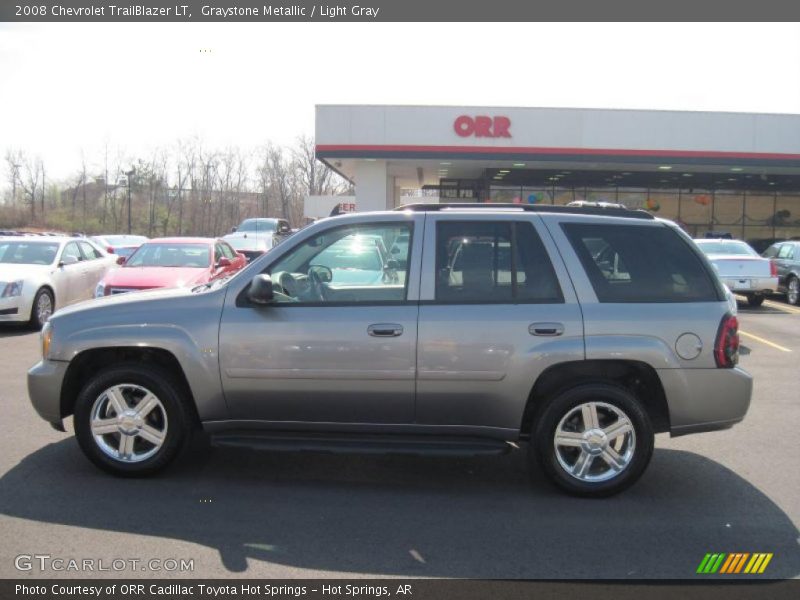 Graystone Metallic / Light Gray 2008 Chevrolet TrailBlazer LT