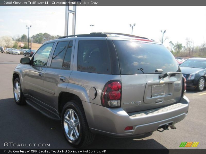 Graystone Metallic / Light Gray 2008 Chevrolet TrailBlazer LT