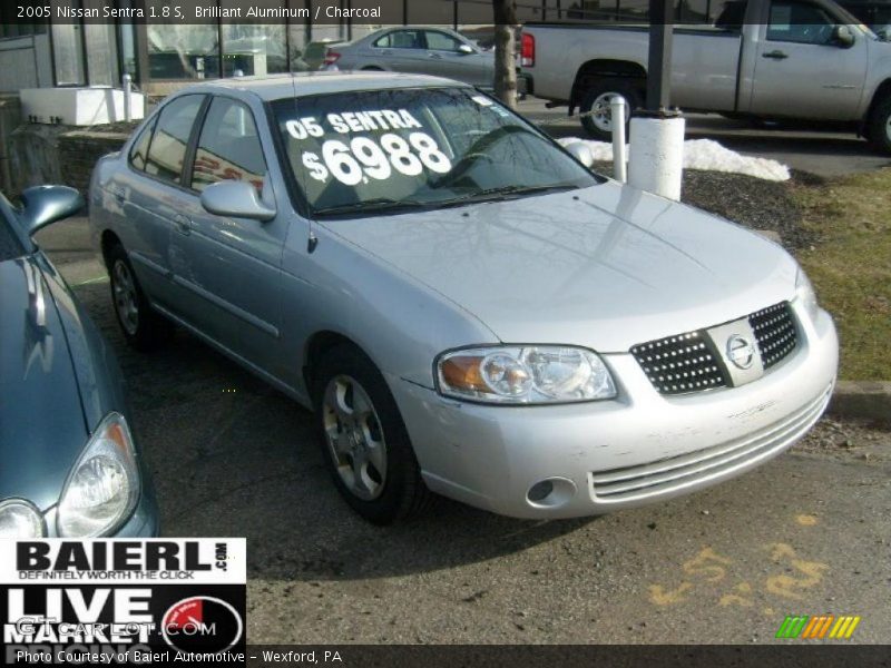 Brilliant Aluminum / Charcoal 2005 Nissan Sentra 1.8 S